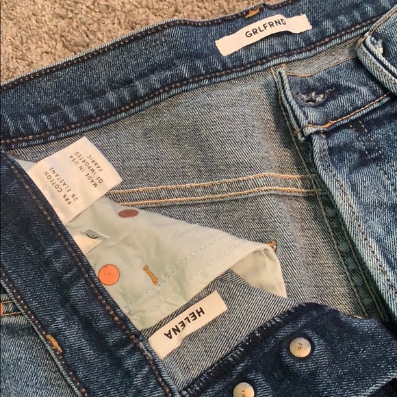 GRLFRND HELENA cropped mid rise straight leg jeans - Picture 6 of 8